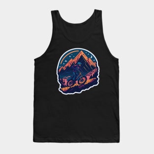 Mountain bike abstract Tank Top